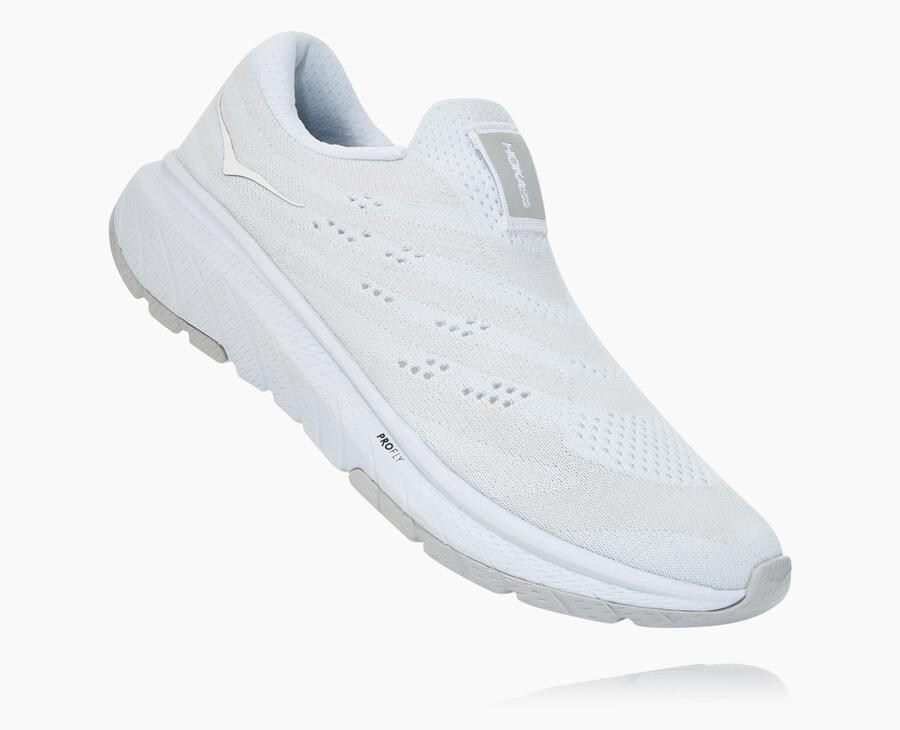 Hoka One One Walking Shoes Womens White - Cavu 3 Slip - 21467LUAN